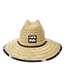 Billabong Men's Classic Printed Straw Lifeguard Hat, Black, One