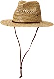 Quiksilver mens Jettyside Wooven Straw Design Hat, Natural Brown, Large-X-Large US