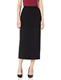 Kasper Women's Stretch Crepe Column Skirt, Black, 4