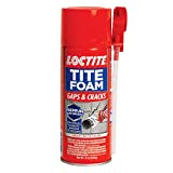 Loctite Tite Foam Gaps & Cracks Spray Foam Sealant, Polyurethane Expanding Foam Insulation - 12 fl oz Can, Pack of 1