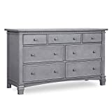 Evolur Santa Fe Double Dresser, Storm Grey