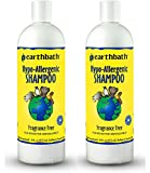 earthbath Hypoallergenic Dog Shampoo, Fragrance Free, 16 oz  Pet Shampoo for Sensitive Skin & Allergies  Made in USA (Pack of 2)
