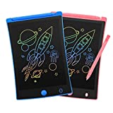 ORSEN 2 Pack LCD Writing Tablet for Kids, Colorful Doodle Board Drawing Pad for Kids, Learning Educational Toy Gift for Age 3 4 5 6 7 8 Year Old Girls Boys Toddlers