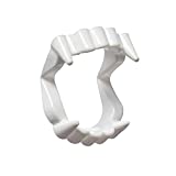 DelightBox 12 White Vampire Fangs, Plastic Teeth, Costume Accessory Party Favors
