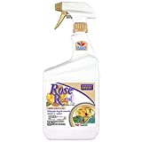 Bonide Rose Rx Multi-Purpose Fungicide, Insecticide and Miticide, 32 oz Ready-to-Use Spray, For Organic Gardening