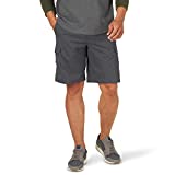 Lee Men's Extreme Comfort Tech Cargo Short Dark Charcoal Heather 36