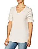 Fruit of the Loom Women's Essentials All Day Elbow Length V-Neck T-Shirt, Cashmere Heather, Large