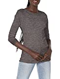 Fruit of the Loom Women's Micro Waffle Premium Thermal Underwear Tee Shirt, Smoke Heather, Medium