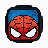 Yoobi x Marvel Spider-Man Bento Box + Ice Pack 3 Compartment Bento Lunch Box  Dishwasher & Microwave Safe Marvel Lunch Container for Kids & Adults  BPA & PVC Free, Leakproof