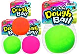 Stretchy Balls Stress Relief (3 Pack) by Fun a Ton | Soft Dough Stress Ball Pull and Stretch. Hand Therapy or Sensory Fidget Toy, Squishy Anxiety Relaxing Toy. | F-401-3s