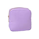 YogoRun Mini Makeup Pouch Bag Travel Cosmetic Pouch Bag for Women/Girls/Teens/Kids (Purple,S)