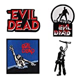 Evil Dead Army of Darkness Embroidered Iron On Patches Halloween Horror Film Costume