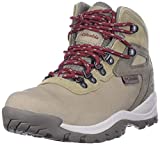 Columbia womens Newton Ridge Lightweight Waterproof Shoe Hiking Boot, Beach/Marsala Red, 7 US