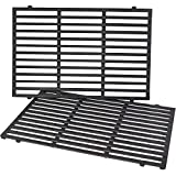 X Home Grill Grates Replacement for Weber Spirit 300 Series, Genesis Silver/Gold B & C, E-310 E-330 Grill Replacement Parts, Cast Iron, 17.5 x 11.9 Inch, 2-Pack