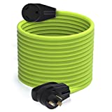 GearIT 30-Amp Extension Cord for RV and Auto, (100-Feet) 3-Prong 125-Volt 10/3 STW 10AWG Gauge 3 Wire, NEMA TT-30P to TT-30R, Outdoor Camper Power Cord