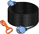APEXSPORTS 30 Amp RV Power Extension Cord, NEMA TT-30P to TT-30R with Easy Handle, LED Power Indicator, 30Amp 100% Copper Electrical Cord, 100Ft