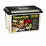 Exo Terra Faunarium Plastic Terrarium Small - (9" L x 6" W x 6.5" H) - Pack of 2