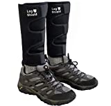 Neoprene Leg Gaiters - Unique Hook and Loop Design for Easy On/Off - for Biking, Outdoors, Hiking, Yard Work, and General Shin/Calf Protection - Comfortable, Snug Fit (Pair)