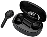 Language Translator Earphones, Supports 19 Languages, Real Time Voice Translator Earbuds, Wireless Bluetooth 5.0 Translation Earphones with Charging Case, Suitable for iOS & Android (Black)