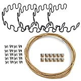 Carkio Sofa Couch Spring Repair Kit,28" Length Fix Sofa Support for Sagging Cushions, Includes Springs, Upholstery Spring Clips, Seat Spring Stay Wire