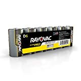 Rayovac D Batteries, Ultra Pro Alkaline D Cell Batteries (6 Battery Count)