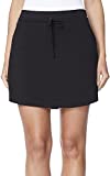 32 DEGREES Women's Ultra Soft Stretch Golf Skort (Large, Balck)