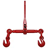 US Cargo Control Ratchet Chain Binder - 3/8 Inch x 1/2 Inch Load Binder - Easily Secure Heavy Loads to A Truck Or Flatbed Trailer - Ratchet Type Binder with 9,200 Pound Working Load Limit