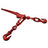 US Cargo Control 5/16 Inch x 3/8 Inch Lever Chain Load Binder with Grab Hooks