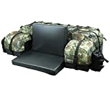 ATV TEK Arch Series Oversized Rear Rack Utility Pack, Padded ATV Cargo Bag - Kings Mountain Shadow Camo