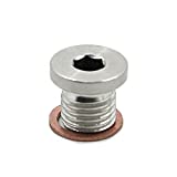 Alpha Rider Crankcase Engine Oil Drain Plug and Washer for Polaris RZR 570 800 900 1000, Sportsman 570 600 700 800 850 1000, Ranger 570 700 800 900 ETX, Scrambler 850 1000, ACE 325 570