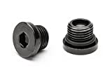 SuperATV Front Differential Fill and Drain Plug Kit for All Gen 3 Portals Made of Heavy Duty Steel | Comes Complete With Steel Plugs and O-Ring Seals!