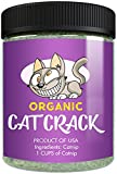 Cat Crack Organic Catnip, Premium Safe Nip Blend, Infused with Maximum Potency Your Kitty Will be Sure to Go Crazy for (1 Cup)