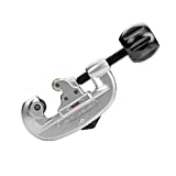 RIDGID 32920 Model 15 Screw Feed 3/16" to 1-1/8" Tubing and Conduit Cutter with X-CEL Knob, Silver