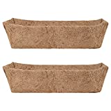 hehimhis 2Pcs 24" Trough Coco Fiber Replacement Liner