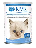 PetAg KMR Kitten Milk Replacer Powder - Prebiotics and Probiotics - Newborn to Six Weeks - Kitten Formula - 12 oz