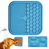 KILIN 8.2" Large Dog Lick Mat,Dog Lick Pad with Suction Cups,Boredom & Anxiety Reducer,Alternative to Slow Feeder Dog Bowls,Calming Mat for Bathing,Grooming,and Nail Trimming