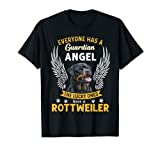 My Rottweiler Is A Guardian Angel Tee Gift Who Loves Pets T-Shirt