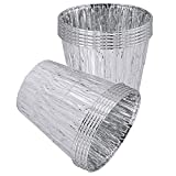 DONSIQIZZ 12 Pack Grease Bucket Liners Compatible with Pit Boss Grills 67292, Camp Chef, Rec Tec, Traeger, Green Mountain, 6.2x 6.0 Disposable Foil