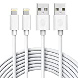 iPhone Charger, [Apple MFi Certified] AEAOA 2Pack 6FT USB to Lightning Cable Power Fast Charging Data Sync Transfer Cord Compatible with iPhone 13 12 11 Pro Max XS XR X 8 7 Plus 6S SE iPad and More