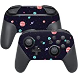 MightySkins Skin Compatible with Nintendo Switch Pro Controller - Bright Night Sky | Protective, Durable, and Unique Vinyl wrap Cover | Easy to Apply, Remove, and Change Styles | Made in The USA