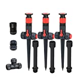 Eden 96093 Multi-Adjustable Flex Design Garden Sprinkler with Extension Set, Great for DIY Gardening Product