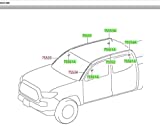 Toyota Tacoma Double Cab 2016-2020 Roof Moldings Kit Genuine OE OEM