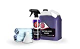 Adam's Waterless Car Wash Kit - Car Cleaning Supplies for Car Detailing | Safe Ultra Slick Lubricating Formula for Car, Boat, Motorcycle, RV | No Garden Hose, Wash Soap, or Foam Cannon Needed