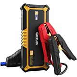 GOOLOO GP4000 Jump Starter 4000A Peak Car Starter (All Gas,up to 10.0L Diesel Engine) SuperSafe 12V Lithium Jump Box,Auto Battery Booster Pack,Portable Power Bank with USB Quick Charge and Type C Port