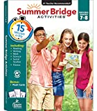 Summer Bridge Activities 7-8 Workbooks, Math, Reading Comprehension, Writing, Science, Social Studies, Summer Learning 8th Grade Workbooks All Subjects With Flash Cards (160 pgs)