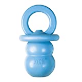 KONG - Puppy Binkie - Soft Teething Rubber, Treat Dispensing Dog Toy - for Medium Puppies - Blue