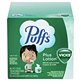 PuffsPlus Lotion with Vicks Facial Tissues, 24 Cubes, 48 Tissues per Box (1152 Tissues Total)