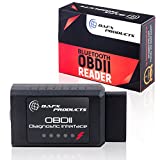 BAFX Wireless Bluetooth OBD2 Scanner Code Reader & Diagnostic Tool  for Android - Car Scanner for All Cars, Trucks & Autos 1996 or Newer in USA  Elm327 Compatible OBDII Scan Tool