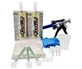 CrackWeld PRO Concrete Floor Repair Kit  Seal Cracks in Basement Slabs, Driveways, Garages, Pool Decks, and More. Indoor/Outdoor. Fast-Curing. No Grinding Needed. Complete Repair Kit.