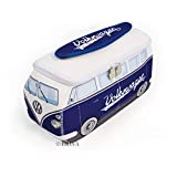 BRISA VW Collection - Volkswagen Samba Bus T1 Camper Van 3D Neoprene Universal Bag - Makeup, Travel, Cosmetic Bag (Neoprene/Classic/Blue)